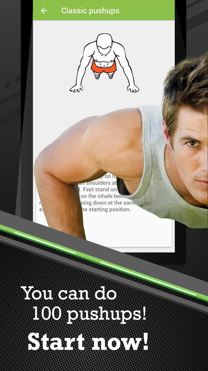 100 Pushups workout BeStronger screenshot
